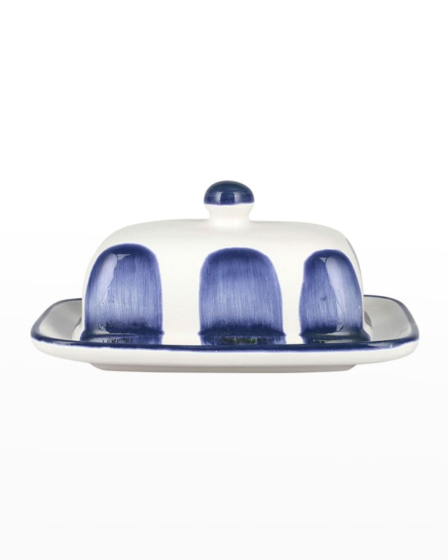Santorini Dot Butter Dish